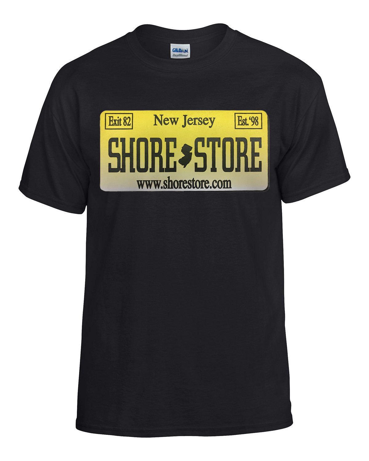 Store Jersey Shore Tee Shirts Shore Store License Plate T-Shirt 75
