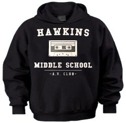 Hawkins Middle School Hoodie - Shore Store 