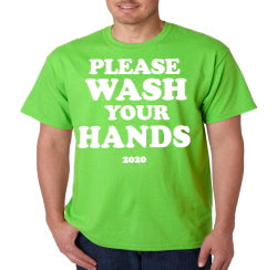 Please Wash Your Hands Coronavirus T-Shirt - Shore Store 