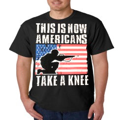 This Is How Americans Take A Knee T-Shirt - Shore Store 