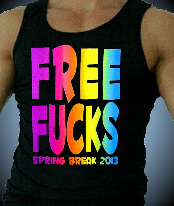 Free Fucks Tank Top M 627 - Shore Store 