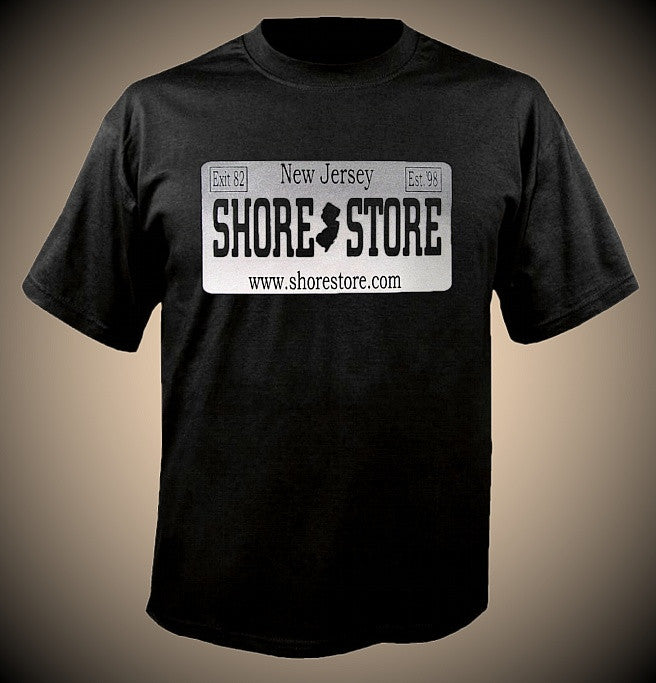 Shore store Gray License Plate T-Shirt 576 - Shore Store 