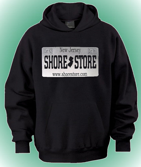 Shore Store Gray License Plate Hoodie 576 - Shore Store 