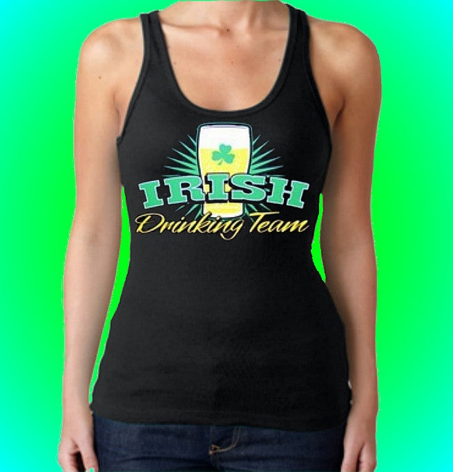 Irish Drinking Team Tank Top W 179 - Shore Store 