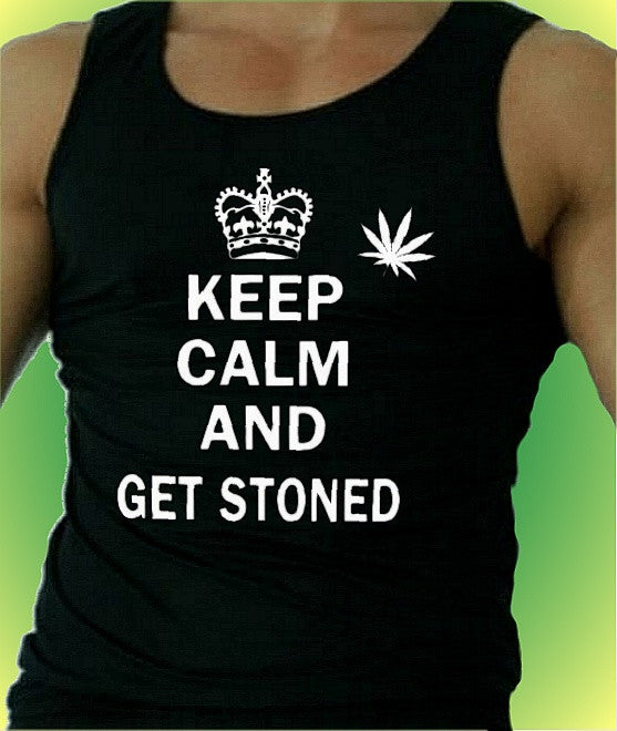 Keep Calm and Get Stoned Tank Top M 560 - Shore Store 