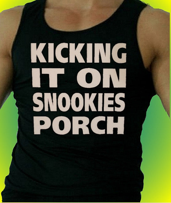 Kicking It On Snookies Porch Tank Top M 607 - Shore Store 