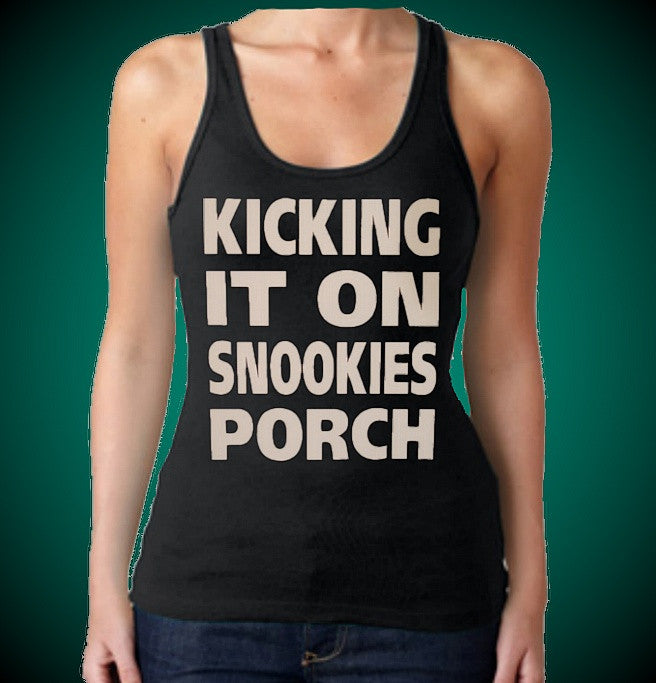 Kicking It On Snookies Porch Tank Top W 607 - Shore Store 