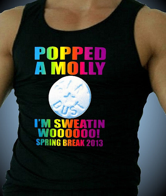 Popped A Molly Tank Top M 629 - Shore Store 