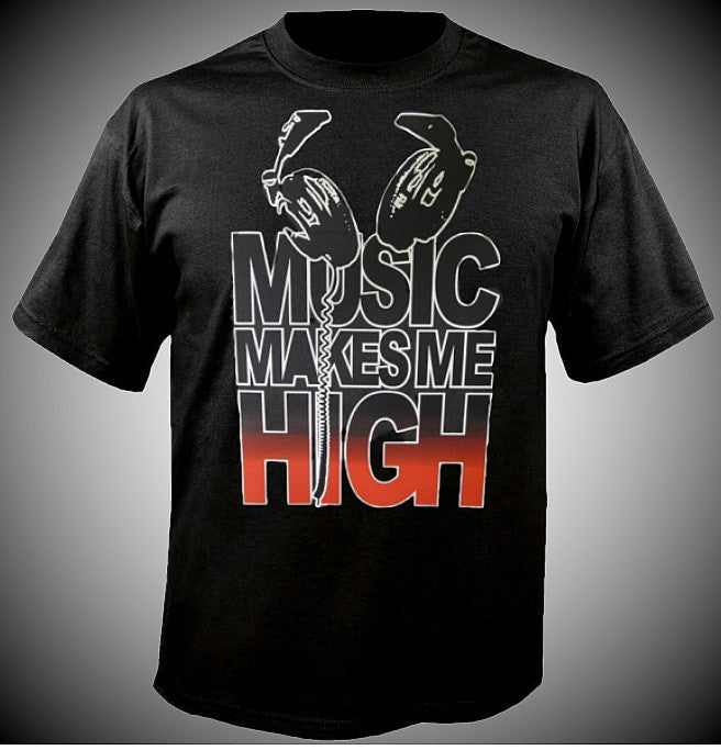 Music Makes Me High T-Shirt 640 - Shore Store 