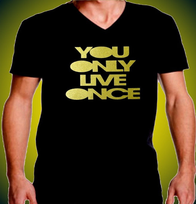 You Only Live Once V-Neck M 571 - Shore Store 