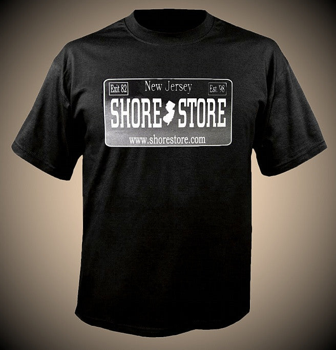 Shore Store Silver License Plate T-Shirt 577 - Shore Store 