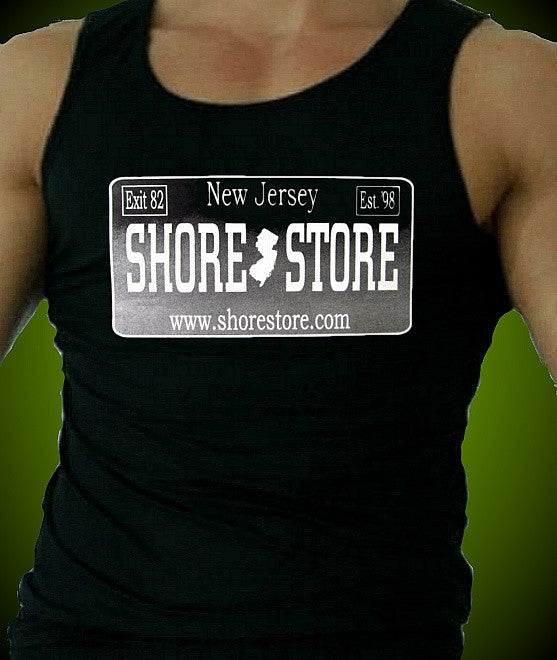Shore Store Silver License Plate M Tank Top 577 - Shore Store 