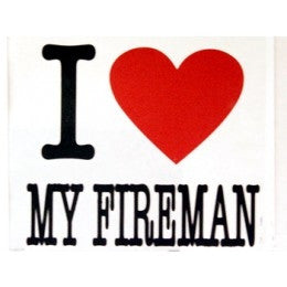 I Heart My Fireman Tank Top W 200 - Shore Store 