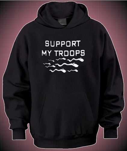 Support My Troops Hoodie 236 - Shore Store 