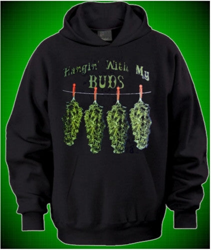 Hangin' With My Buds Hoodie 255 - Shore Store 