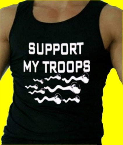 Support My Troops Tank Top M 236 - Shore Store 