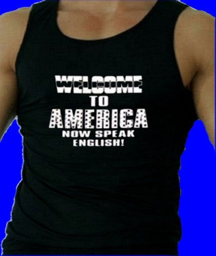 Welcome To America... Tank Top M 243 - Shore Store 