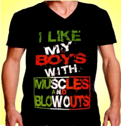 Muscles and Blowouts V-Neck  64 - Shore Store 