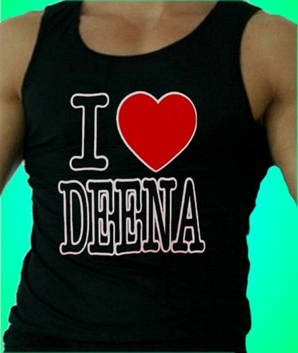 I Heart Deena Tank Top M 28 - Shore Store 