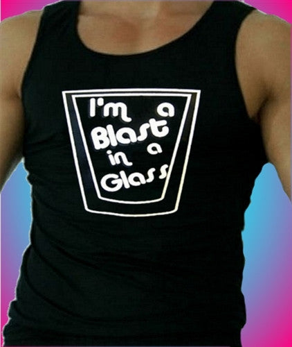 I'm A Blast In A Glass Tank Top M 47 - Shore Store 