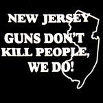 New Jersey Guns Don't Kill... V-Neck 126 - Shore Store 