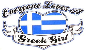 Everyone Loves A Greek Girl Tank Top W 277 - Shore Store 