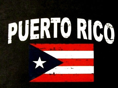 Puerto Rico Black Tank Top W 192 - Shore Store 