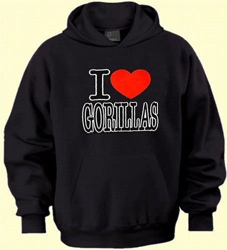 I Heart Gorillas Hoodie 29 - Shore Store 