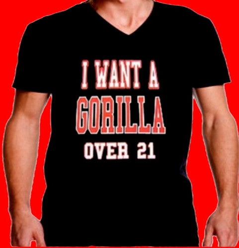 I Want A Gorilla.. V-Neck 42 - Shore Store 