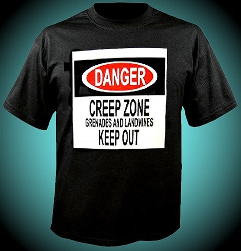 DANGER CREEP ZONE  T-Shirt 7 - Shore Store 