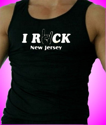 I Rock New Jersey Tank Top M 109 - Shore Store 