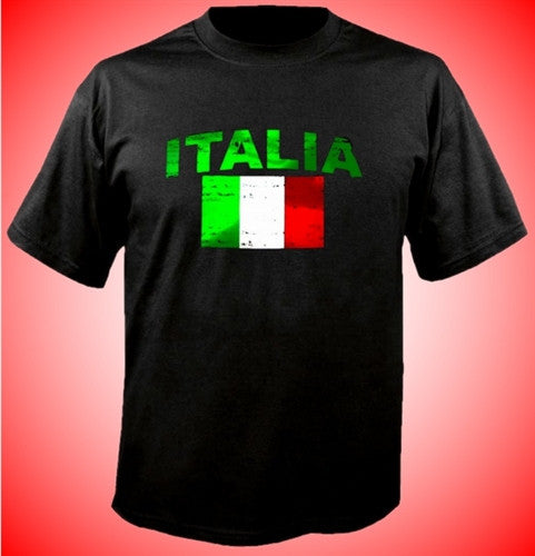 Italia Flag T-Shirt 153 - Shore Store 