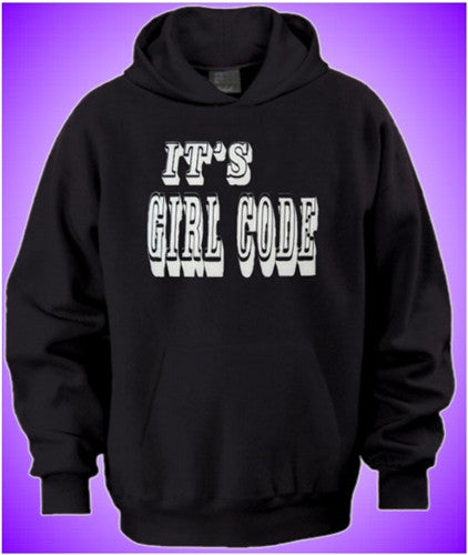 It's Girl Code Hoodie 50 - Shore Store 