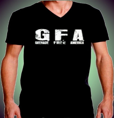 GFA   Grenade Free America V-Neck 302 - Shore Store 