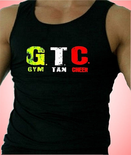 GTC  Gym, Tan, Cheer Tank Top M 331 - Shore Store 