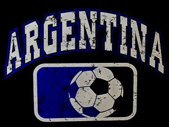 Argentina Soccer Ball T-Shirt 352 - Shore Store 