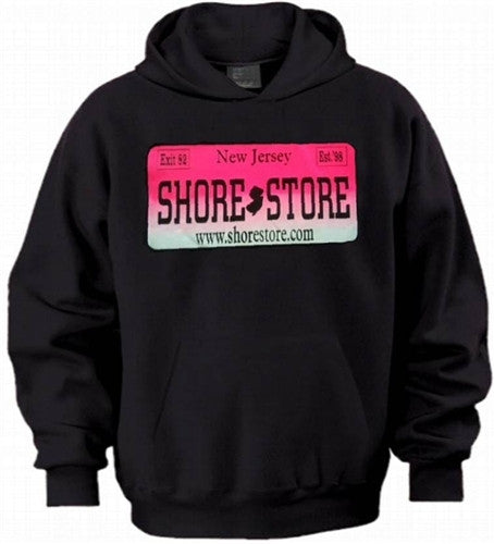 Shore Store License Plate Hot Pink  Hoodie 334 - Shore Store 