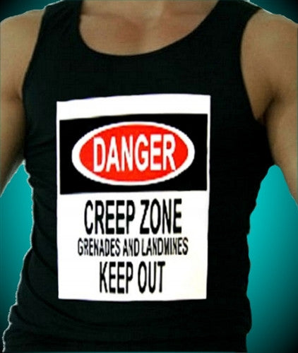 DANGER CREEP ZONE Tank Top M 7 - Shore Store 