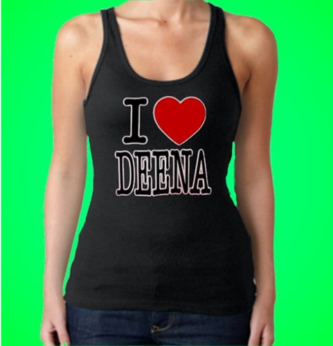 I Heart Deena Tank Top W 28 - Shore Store 