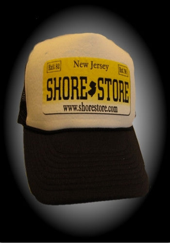 Shore Store Licence Plate Hat-Yellow Decal - Shore Store 