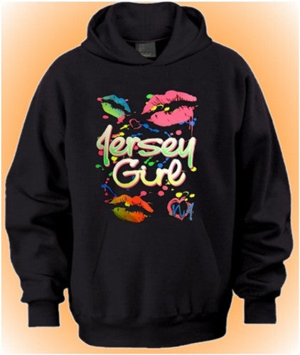 Jersey Girl Kisses Hoodie 430 - Shore Store 