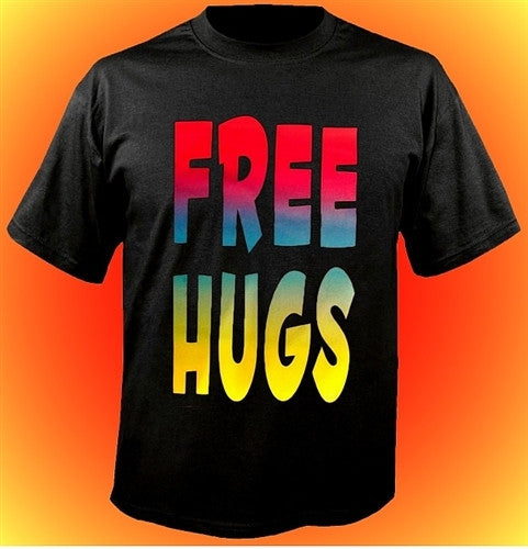 Free Hugs Neon T-Shirt 441 - Shore Store 