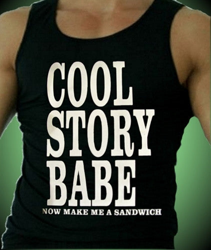 Cool Story Babe Tank Top M  442 - Shore Store 