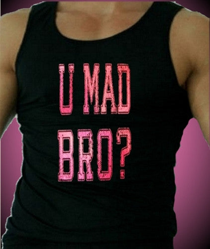 You Mad Bro Tank Top M  444 - Shore Store 