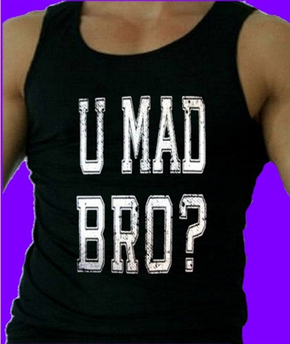 You Mad Bro Tank Top M 446 - Shore Store 