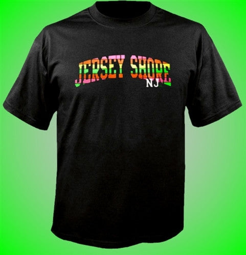 Jersey Shore Neon Arch T-Shirt 461 - Shore Store 