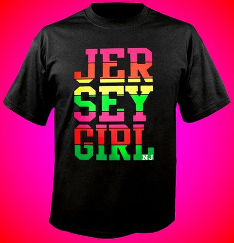Jersey Girl Neon T-Shirt 462 - Shore Store 