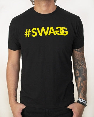 Pauly D SWAGG T-Shirt Black with Gold - Shore Store 