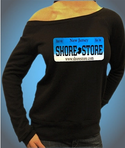 Shore Store License Plate Aqua Off The Shoulders 385 - Shore Store 