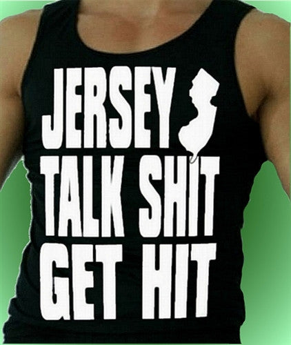 Jersey Talk Shit Get Hit Tank Top M 119 - Shore Store 